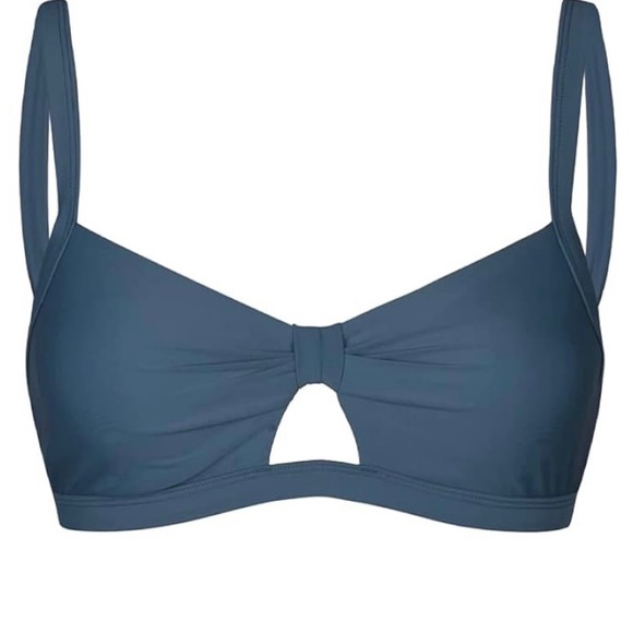 CUPSHE Bikini Top for Women Swimsuits Cut Out Crisscross Large NWOT - Picture 5 of 8